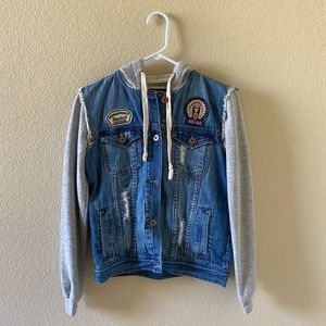 Forever 21 Denim Patch Jacket
